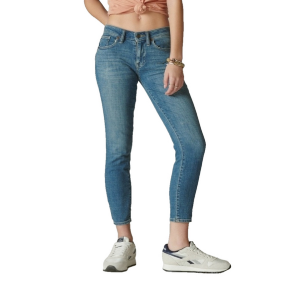 Lucky Brand Low Rise Skinny Lolita Jeans Size 6/28 - Picture 1 of 12